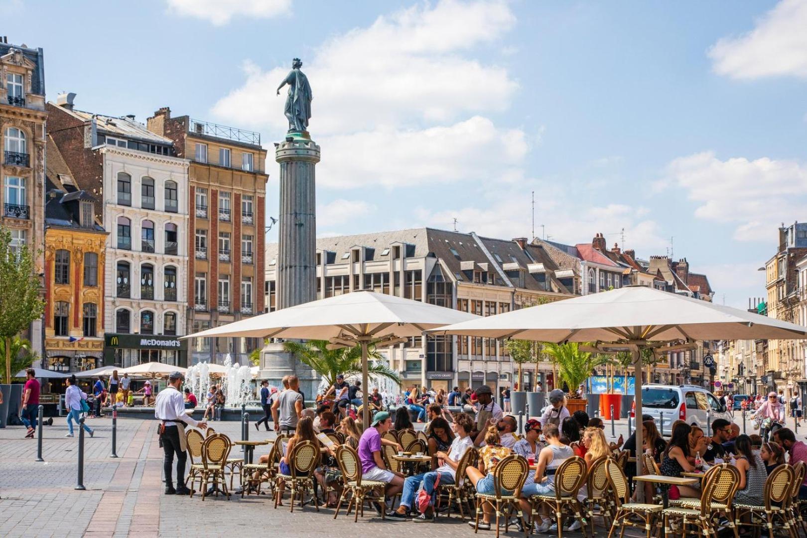 Vieux Lille Appartement Spacieux Et Equipe Bagian luar foto